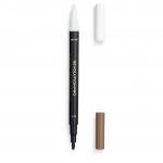 МАРКЕР ДЛЯ БРОВЕЙ И СЫВОРОТКА ДЛЯ БРОВЕЙ 2 В 1 DAY & NIGHT BROW PEN  Ash Brown