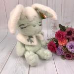 Зайка с накидкой 3цвета. Бирюзовый