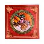 Салфетка денежная NNDS06 Утки-мандаринки уп 4шт 15см-15см