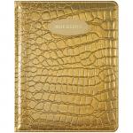 Дневник 1-11 кл. 48л. (тверд.) "PU. Croco. Золотой", иск. кожа, тонир. блок, DU48kh_15644