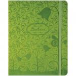 Дневник 1-11 кл. 48л. ЛАЙТ "Цветочный мир", иск. кожа, тонированный блок, ляссе, DSK15544s