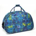 Сумка дорожная Дизайн-Вояж,  1отд,  1внутр. карм,  синий  (штрихи)  223472