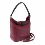 Сумка женская искусственная кожа ADEL-164/2в,  1отд,  плечевой ремень,  бордо  223906