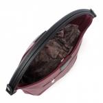 Сумка женская искусственная кожа ADEL-164/2в,  1отд,  плечевой ремень,  бордо  223906