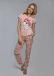 Комплект с брюками "АНИМЭ" (персик №20)