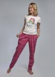 Комплект с брюками "АНИТА" (розовый №19)