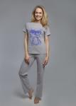 Комплект с брюками "СОВА" (голубой №10)