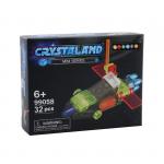 99058   Конструктор Crystaland Мини Гоночный болид, 32 дет.