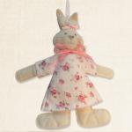 60929714 подвеска "Зайчик" ткань 17cm 1/уп