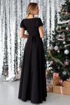 Платье Асимметрия цвет черный (П-50-4)