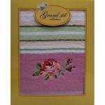 Набор полотенец махровых Лаура Гранд Стиль, 1 предмет 65*135 (арт.13-151)