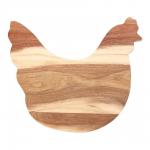Доска разделочная Курочка, 34x30x2см.
