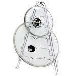 0146 Kamille Подставка под крышки навесная 32*4.5*48см из хромированной стали