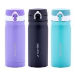 2005 Kamille Термос-бутылка 360 мл из нержавеющей стали (черный, бирюзовый, фиолетовый)