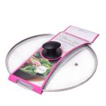 0648L Kamille Крышка стеклянная O28 см с металлическим ободком (универсальная)