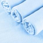 Набор детских пеленок фланель 4 шт Голубые