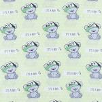 Набор детских пеленок поплин 4 шт 73/120 1904/2