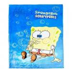 Плед детский велсофт SpongeBob