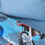 Детское постельное белье 10443/1 Мотокросс поплин