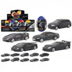 Машинка "BLACK EDITION" ассортимент 1:60 яйцо-сюрприз в дисплее по 8 шт. Арт.33892