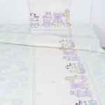 Детское постельное белье 5636/4 Паровозик звездочка поплин