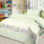 Детское постельное белье 5636/4 Паровозик звездочка поплин