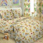 Детское постельное белье 1644 Жирафики поплин