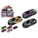 Машинка "МСТИТЕЛИ" (MARVEL) полноцвет, ассортимент 1:48 коробка в дисплее по 16 шт. Арт.52996