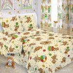 Детское постельное белье 1615/2 цвет бежевый поплин