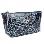 Косметичка Premier-F-93 натуральная кожа (1 отдел),  бирюза аллигатор (61)  182770