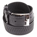 Ремень 30мм L&L-Б 3008 н/к,  тиснение,  черный 182372