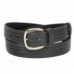 Ремень 30 мм BLACK TORTOISE взрослый 0010120501 тиснение,  черный 155325