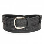 Ремень 30 мм BLACK TORTOISE взрослый 0010120301,  тиснение,  черный 225629