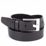 Ремень 35 мм BLACK TORTOISE взрослый 0400221501 тисн,  черный 126549