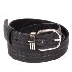 Ремень 30 мм BLACK TORTOISE взрослый 2020300501 мет. шлевка,  тиснение,  черный 185537