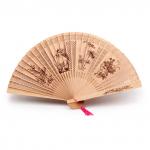 Веер VVC282 Деревянный сюжетный в коробочке