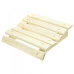 Подголовник для бани деревянный 38х32х10 см, ортопедический, липа (Россия)