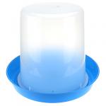 Кормушка - поилка для домашней птицы пластмассовая 10 л, д 23 см, h 28 см, большая (Россия)