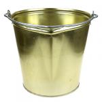 Ведро-подойник жесть лакированная 9л, д 27 см, h 23 см (Россия)