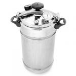 Автоклав-стерилизатор "Домашний погребок" 22л д 25 см, h 55 см из нержавеющей стали, с манометром и клапаном сброса избыточного давления (Россия)