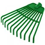 "Садовник" Грабли веерные 11 зубые, пластмассовые, зеленый, ГОСТ Р 50962-96 (Россия)