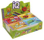 Серия: IQ мини-раскраски. Раскраска-игра (мини). Дисплей 4.  Готовимся к школе. Микс (4 вида по 6 штук)