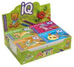 Серия: IQ мини-раскраски. Раскраска-игра (мини). Дисплей 7. Микс (12 видов по 2 шт)