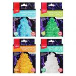 ЛОРИ Набор для выращивания кристаллов, хим.реактивы, 13,5х11,3х4 см, 10+, 8 цветов