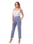 Брюки льняные 13-21 лаванда