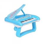 Игрушка музыкальная 9013-1 Пианино цв. голубой в/к