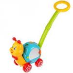 Каталка на палочке Улитка с каруселькой L1131-R ТМ Умка в