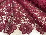 Гипюр макраме ART.2922 бордо