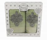 Набор полотенец махровых Гюрсан Турция, 22/457, ДНС Дамаск, 2 предмета 50*90+70*140