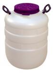 Бочка 40 л белая